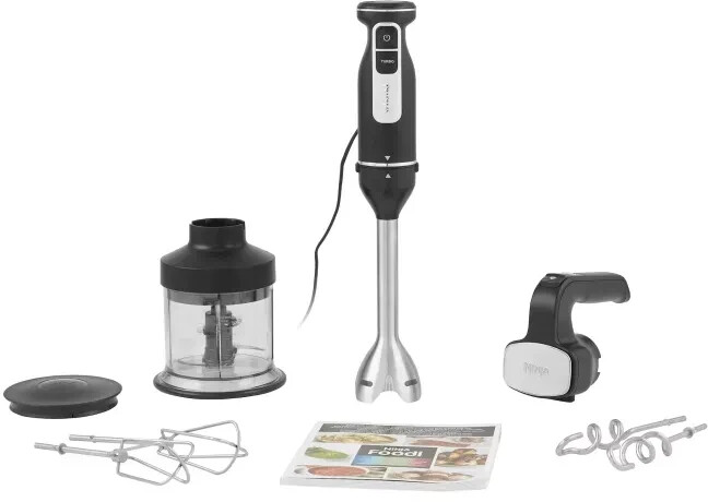 گوشت‌ کوب برقی ۳ کاره نینجا مدل Ninja Foodi CI100EU - شامل همزن، خردکن و گوشت‌کوب